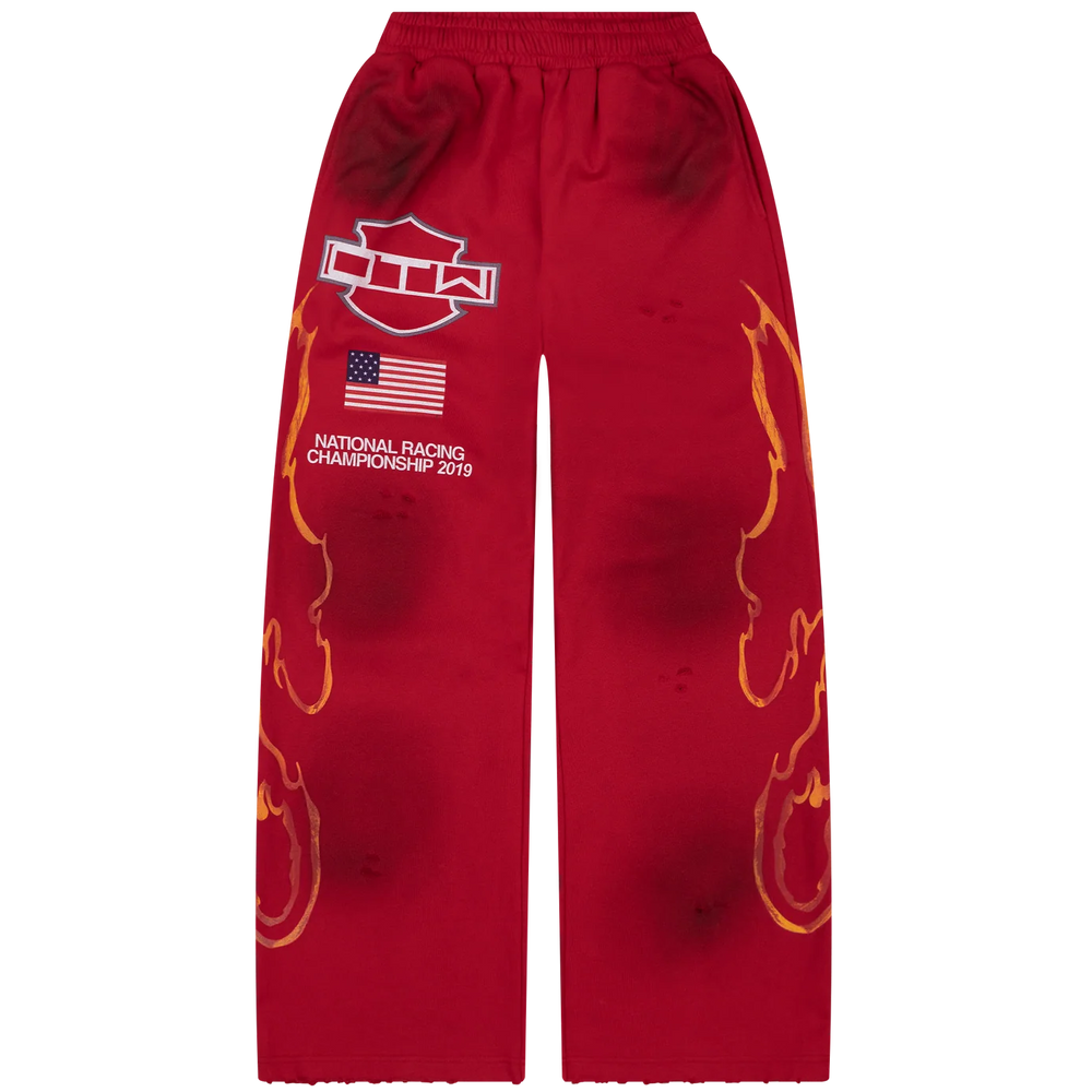 OTW Biker Red Sweats