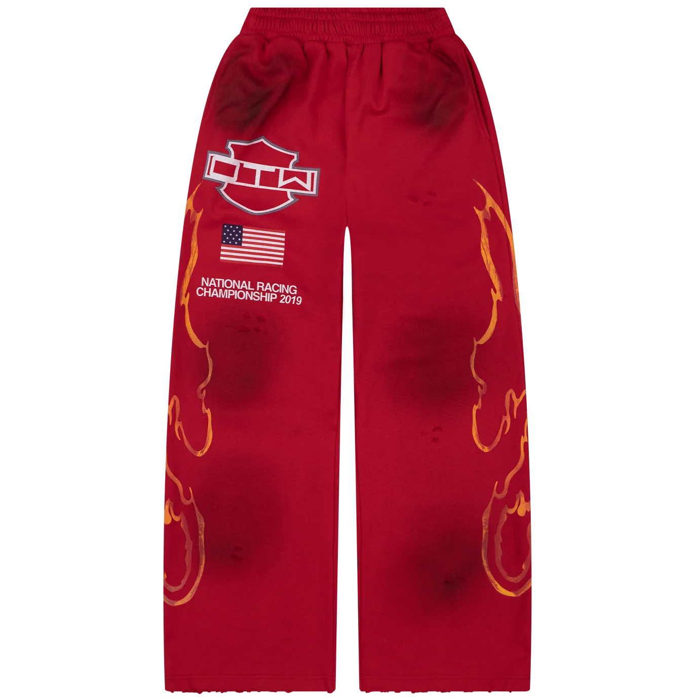 OTW Biker Red Sweats