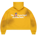 OTW Biker Yellow Zip Up Hoodie