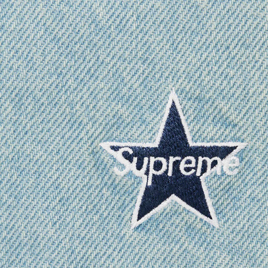 Supreme Washed Blue Regular Jeans