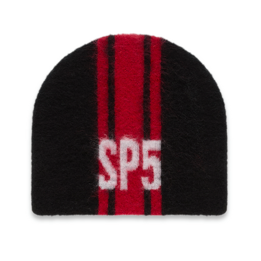Black red Sp5der beanie