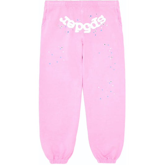 Sp5der OG Web Pink Sweatpants