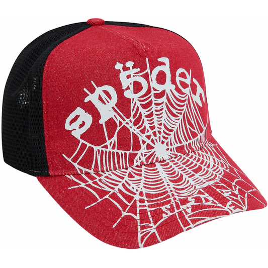 Sp5der Denim OG Web V2 Red/Black Trucker