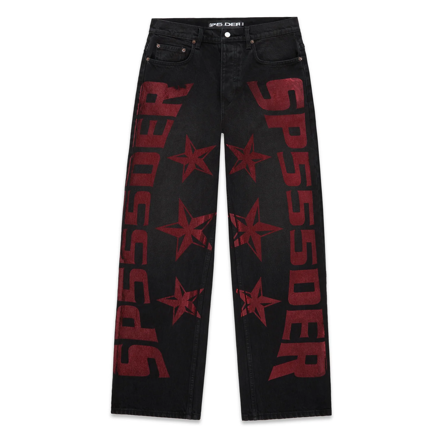 Sp5der MX555 Black Denim Pants