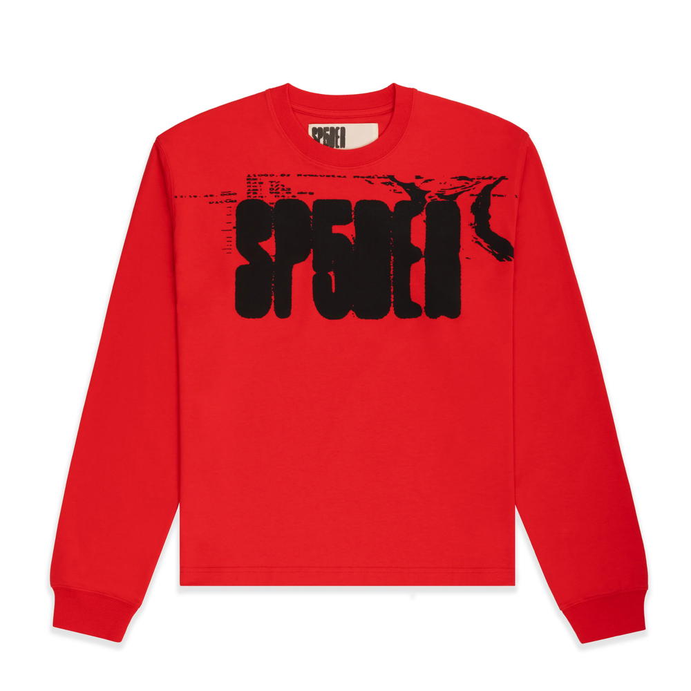 Sp5der Main Label Longsleeve Red Tee