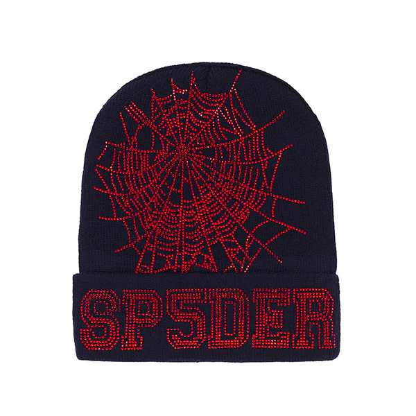 Sp5der Web Navy/Red Beanie