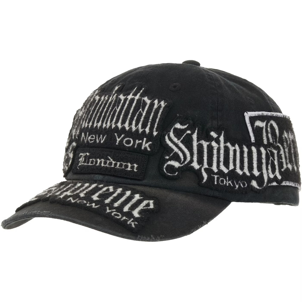 Supreme City Patches 6-Panel Black