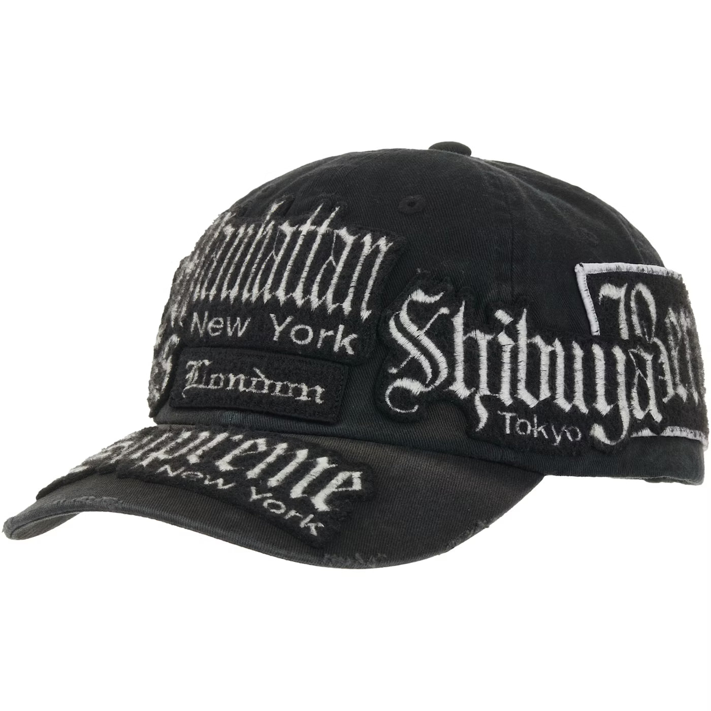 Supreme City Patches 6-Panel Black