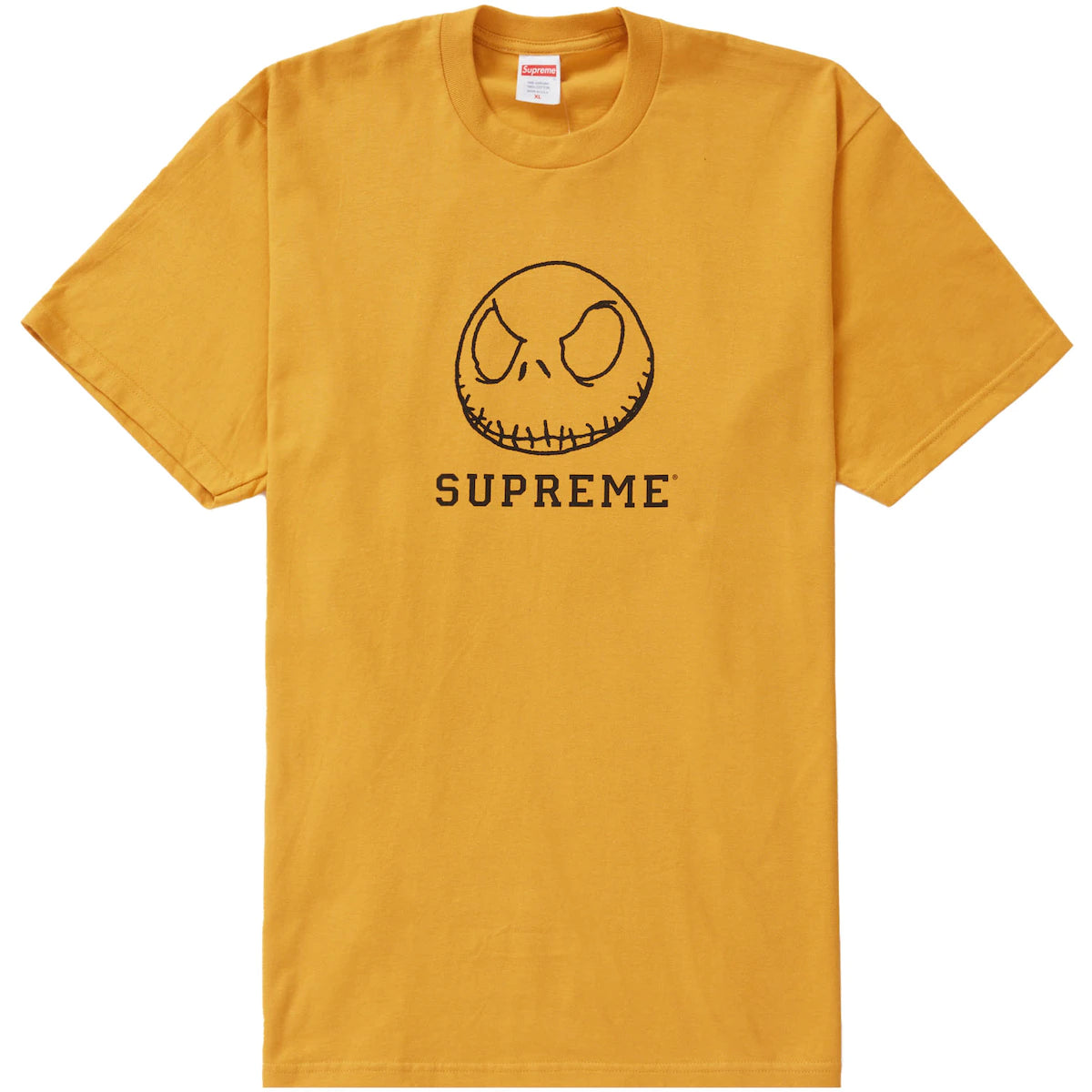 Supreme Skeleton Mustard Tee