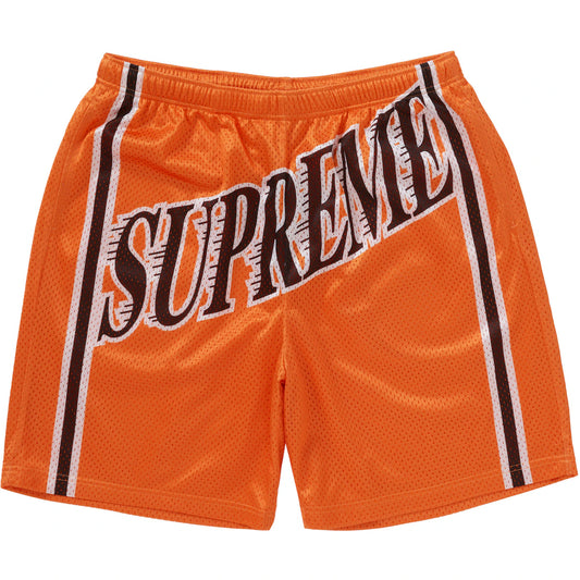 Supreme Slap Shot Orange Mesh Short