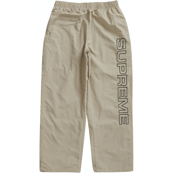 Supreme Spellout Embroidered Sand Track Pant
