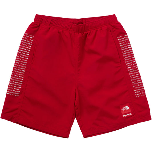 Supreme The North Face Nylon Red Shorts