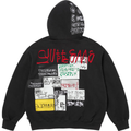Supreme 176 Black Zip Up Hoodie