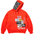 Supreme 176 Bright Orange Zip Up Hoodie