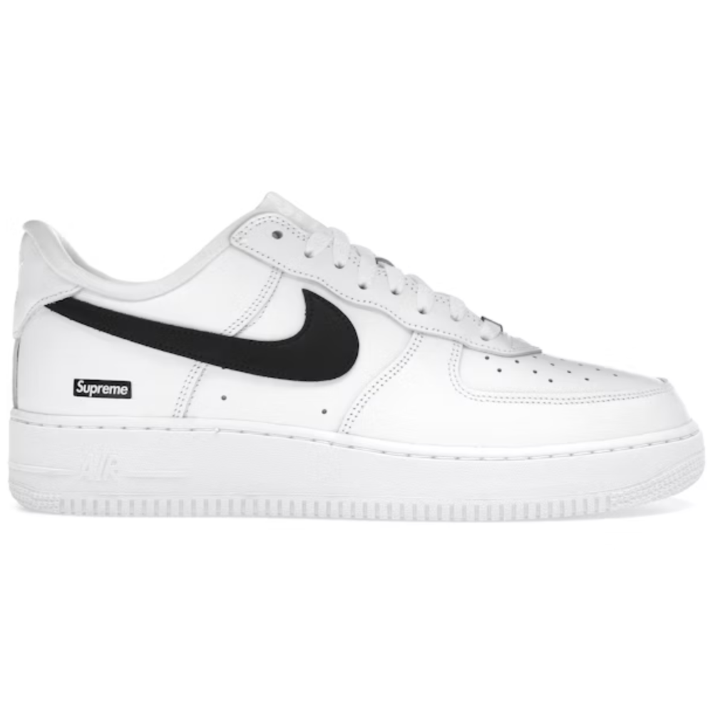 Supreme Air Force 1 Low Box Logo White Black
