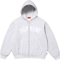 Supreme Arc Thermal Lined Ash Grey Zip Up Hoodie