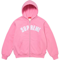 Supreme Arc Thermal Lined Pink Zip Up Hoodie