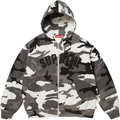 Supreme Arc Thermal Lined Snow Camo Zip Up Hoodie