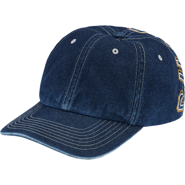 Supreme Back Arc 6-Panel Denim Hat