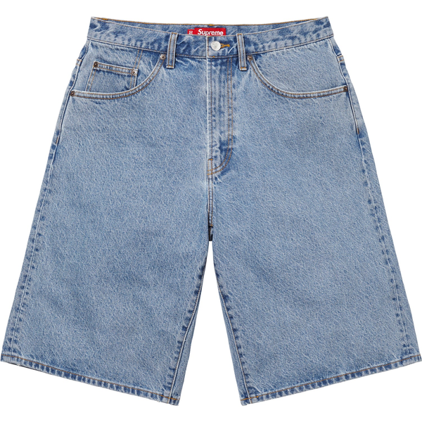 SupremeBaggyDenimWashedIndigoS