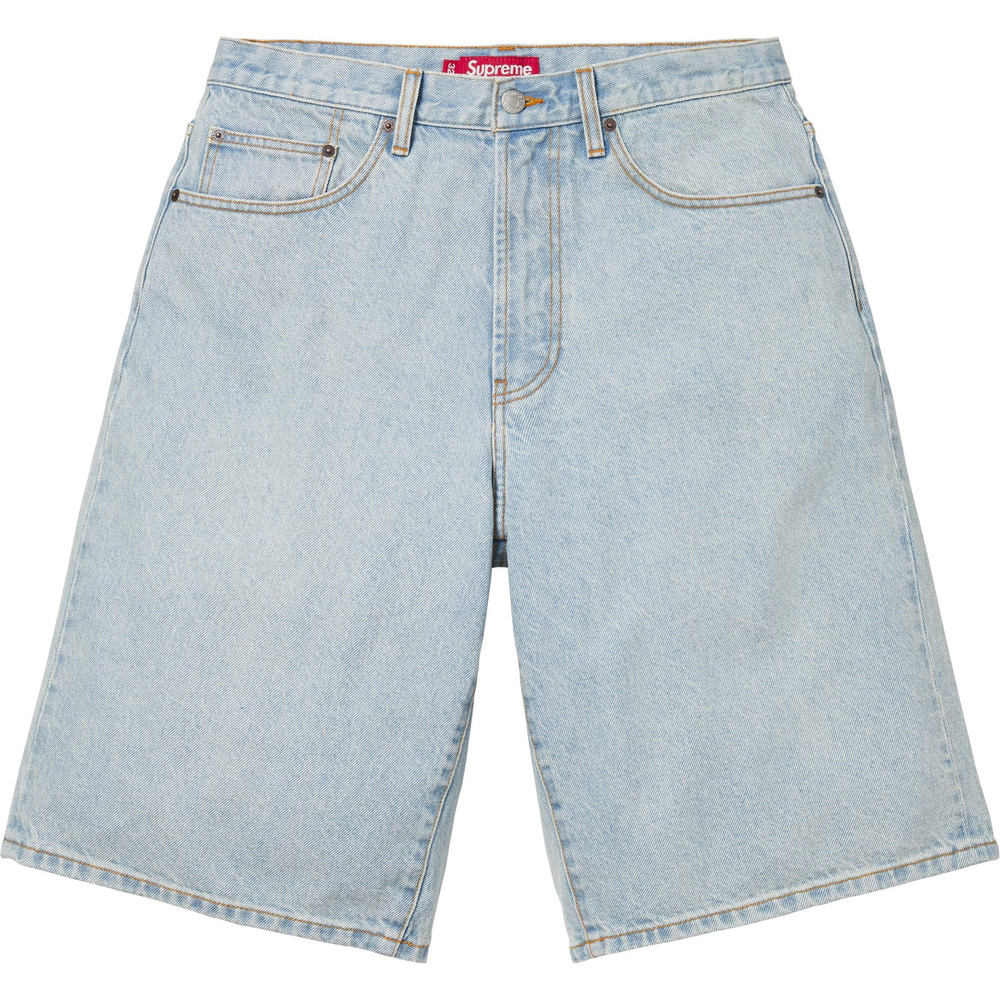 Supreme Baggy Light Washed Denim Shorts