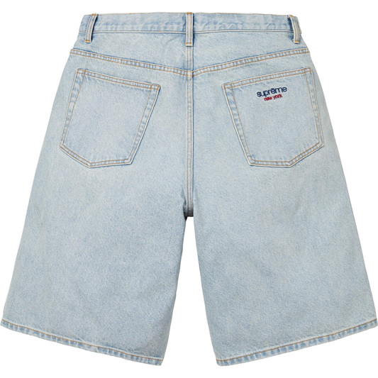 Supreme Baggy Light Washed Denim Shorts