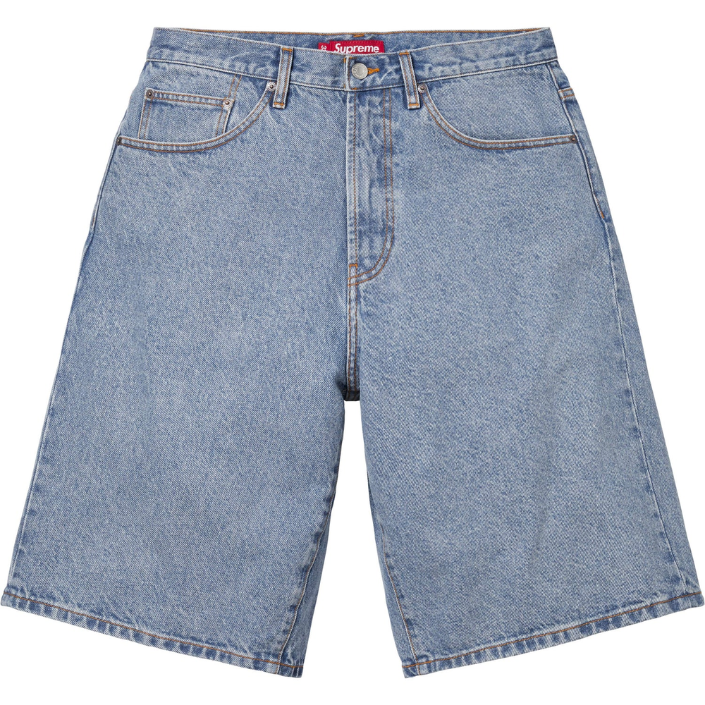 Supreme Baggy Washed Indigo Denim Shorts