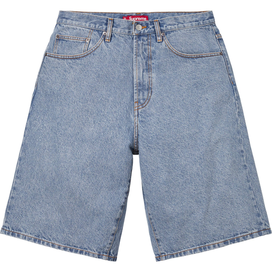 Supreme Baggy Washed Indigo Denim Shorts
