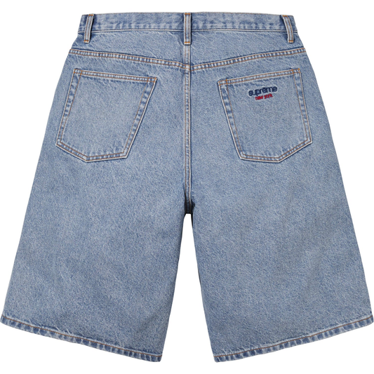Supreme Baggy Washed Indigo Denim Shorts