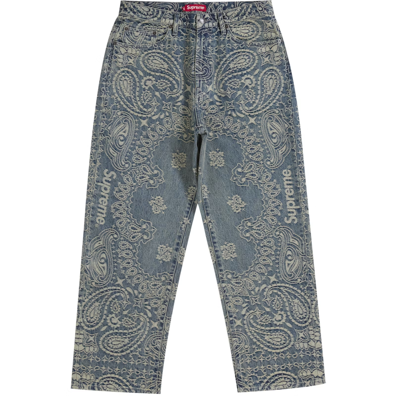 Supreme Bandana Jaquard Baggy Jean – WyCo Vintage Broadway