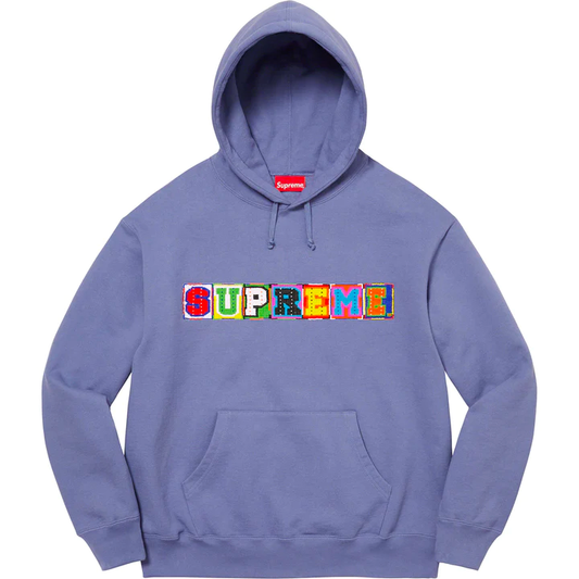 Supreme Beaded Light Purple Hoodie