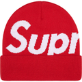 Supreme Big Logo Red Beanie