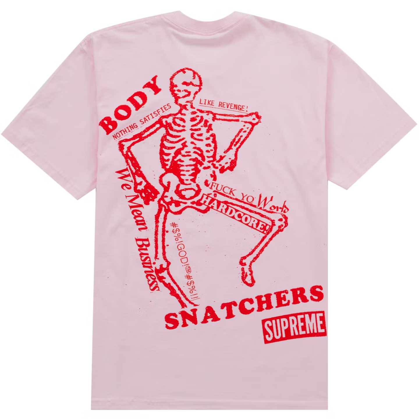 Supreme Body Snatchers Light Pink Tee