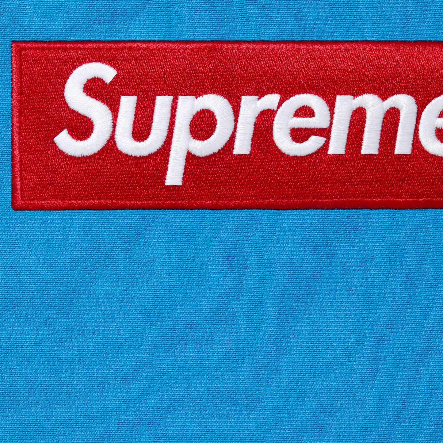 Supreme Box Logo Cyan Hoodie