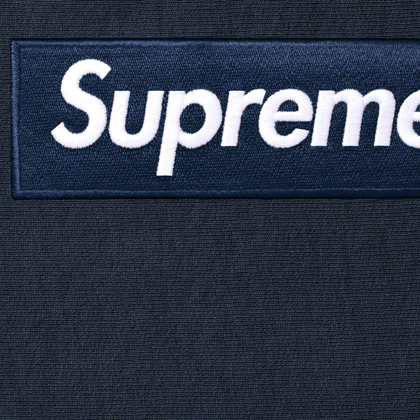 Supreme Box Logo Navy Hoodie