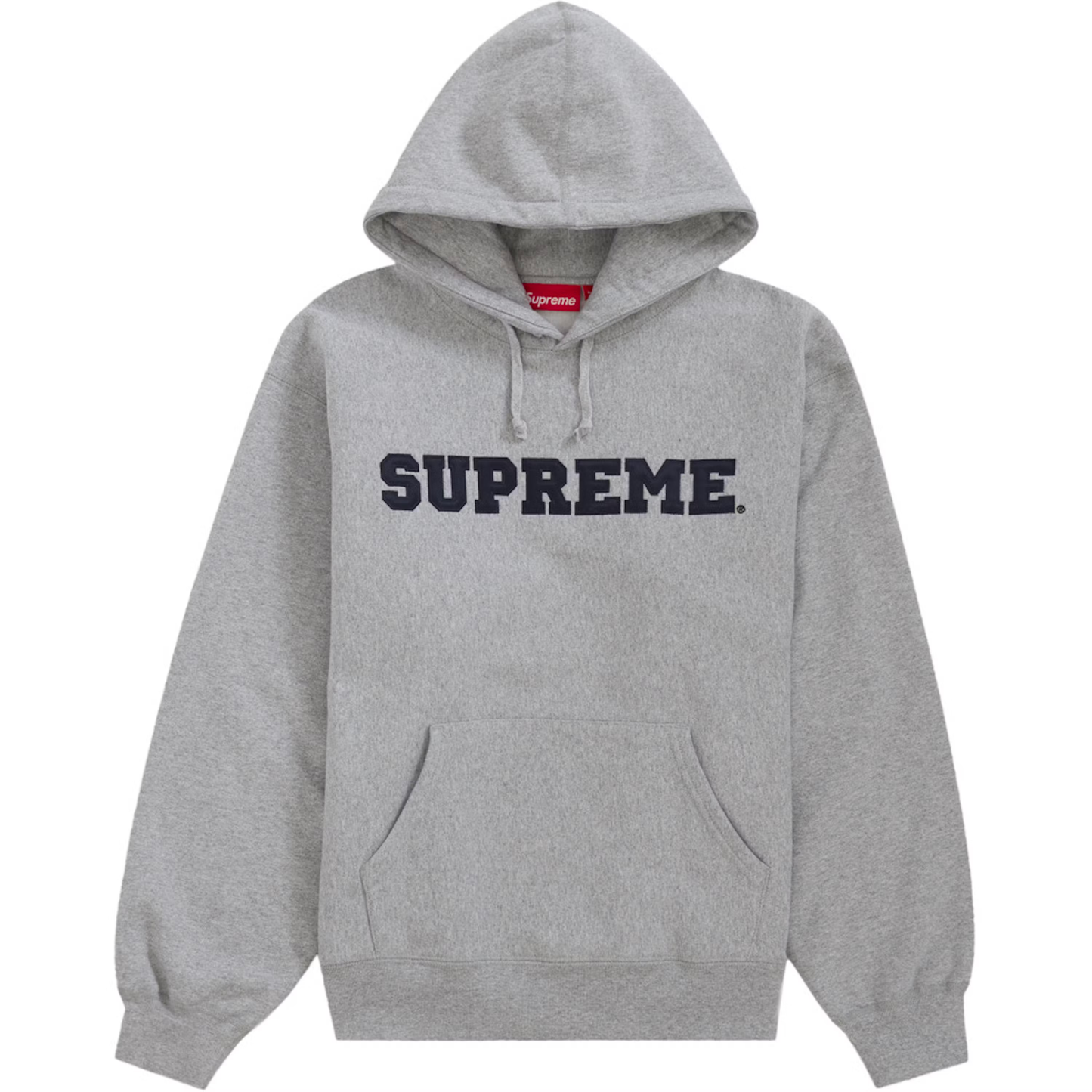 Supreme Collegiate Heather Grey Hoodie