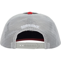 Supreme Contrast S Grey Mesh Back 6-Panel Hat
