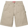 Supreme Corduroy Double Knee Tan Painter Shorts