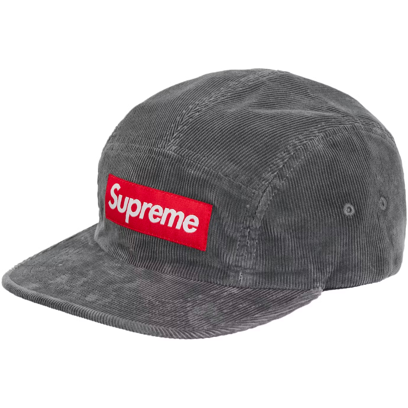 Supreme Corduroy Grey Camp Cap – WyCo Vintage Broadway Supreme Corduroy Grey Camp Cap – WyCo Vintage Broadway