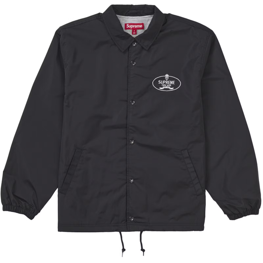 Supreme Crest Black Coaches Jacket