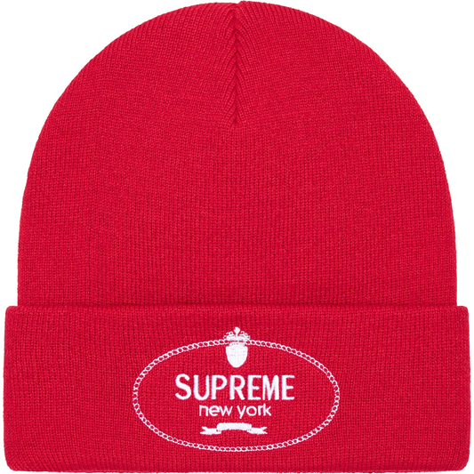 Supreme Crest Red Beanie