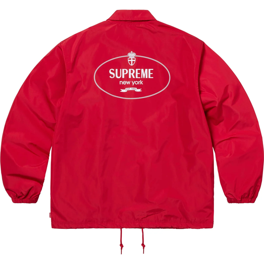 Supreme Crest Red Coaches Jacket