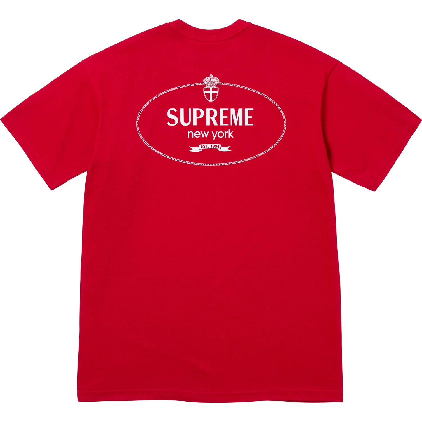 Supreme Crest Red Tee