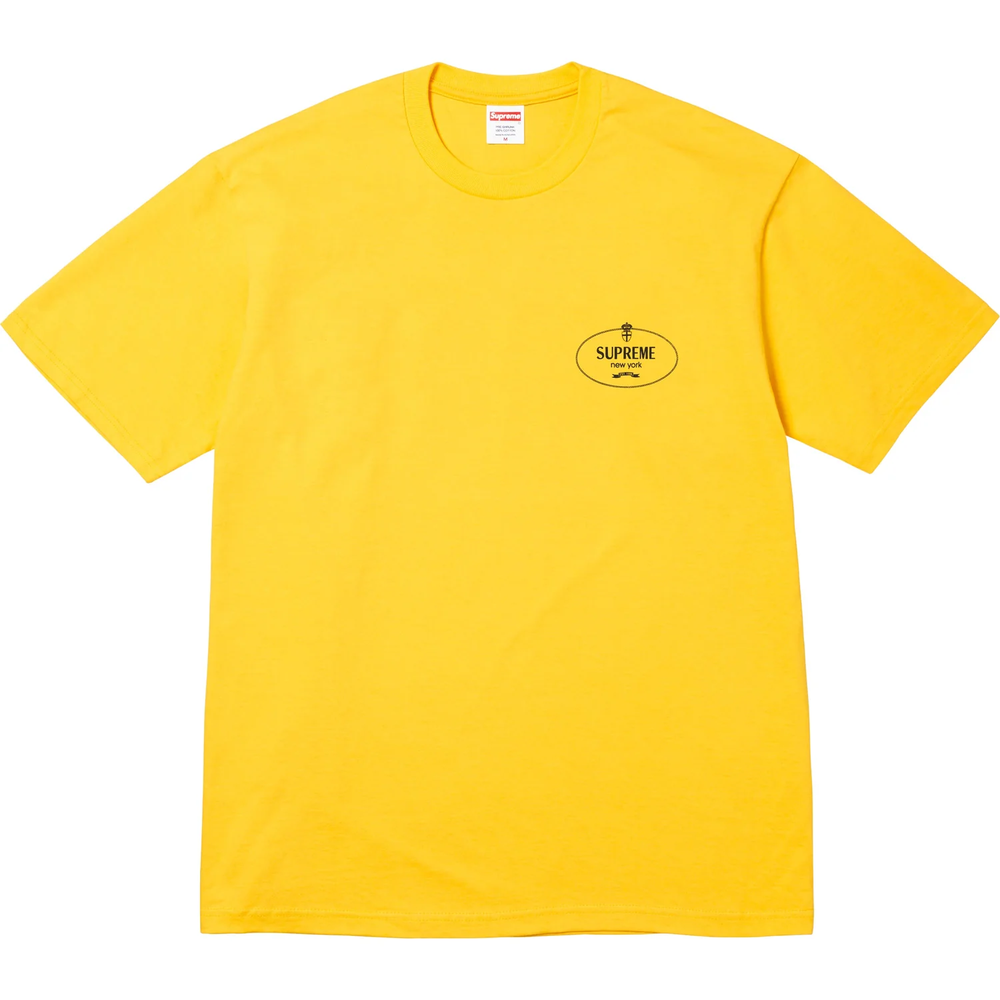 Supreme Crest Yellow Tee