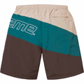 Supreme Curve Brown Nylon Shorts