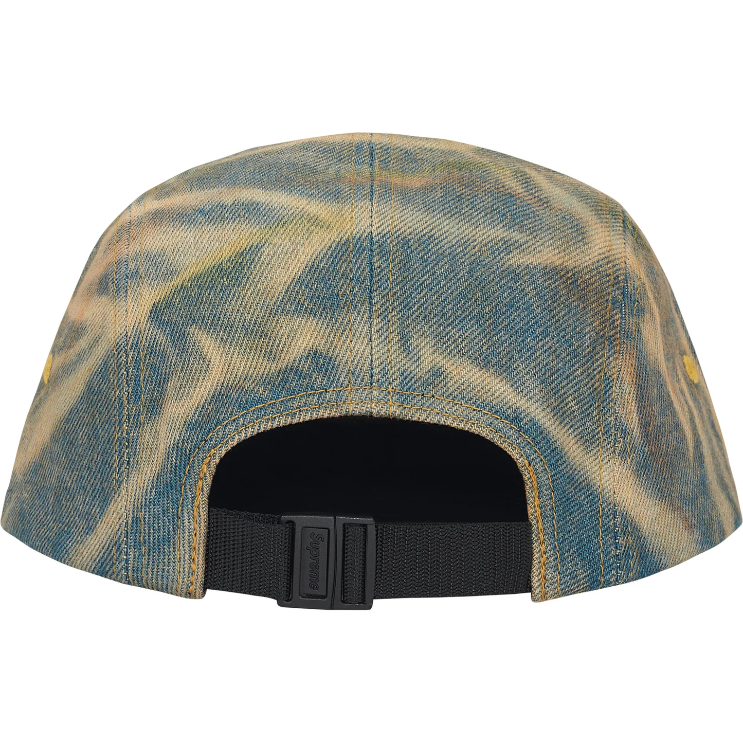 Supreme Denim Dirty Indigo Camp Cap