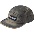 Supreme Denim Washed Black Camp Cap