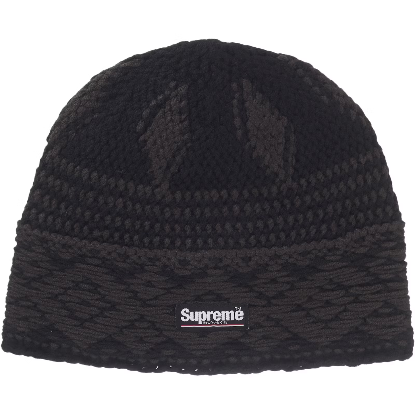 Supreme Diamond Black Beanie