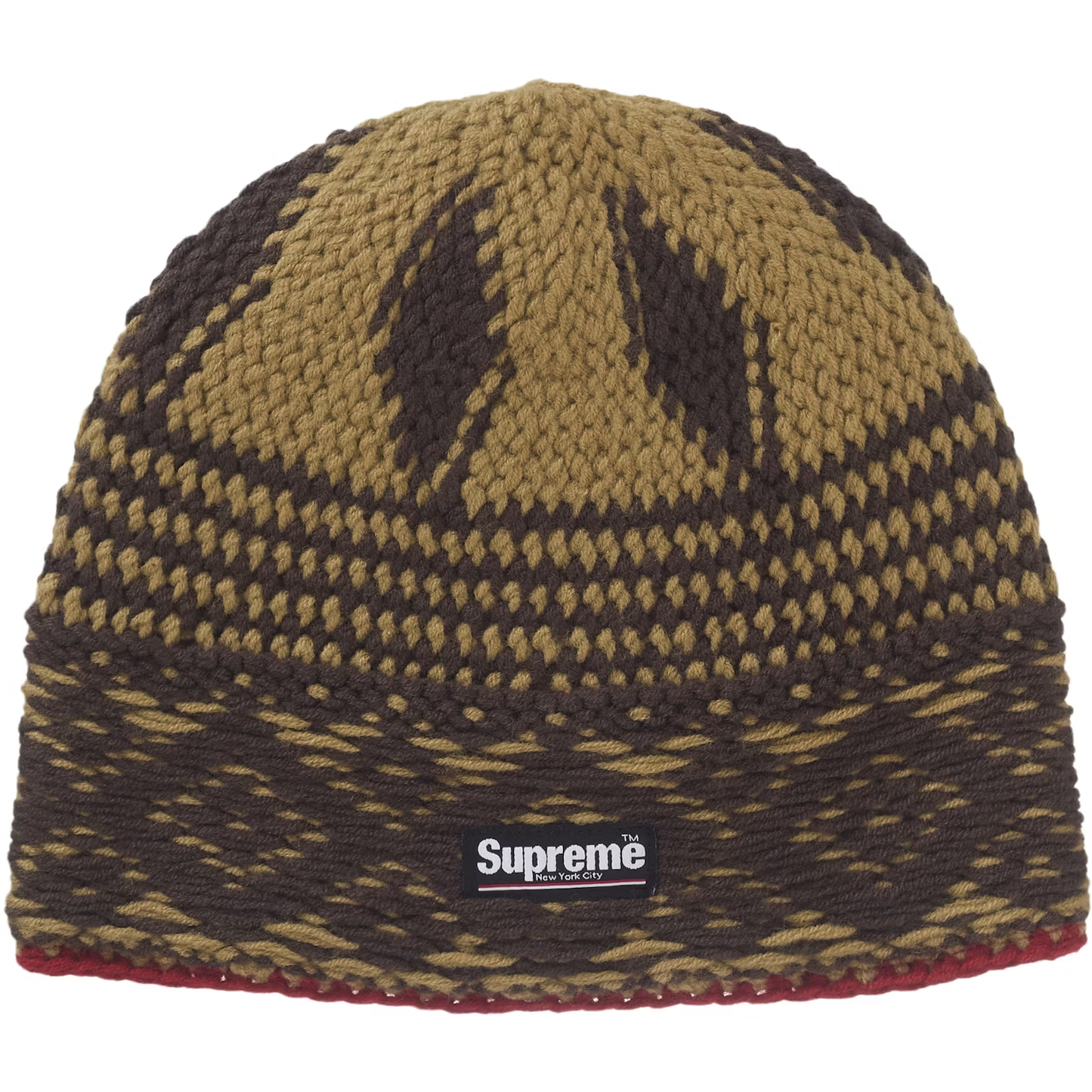 Supreme Diamond Khaki Beanie