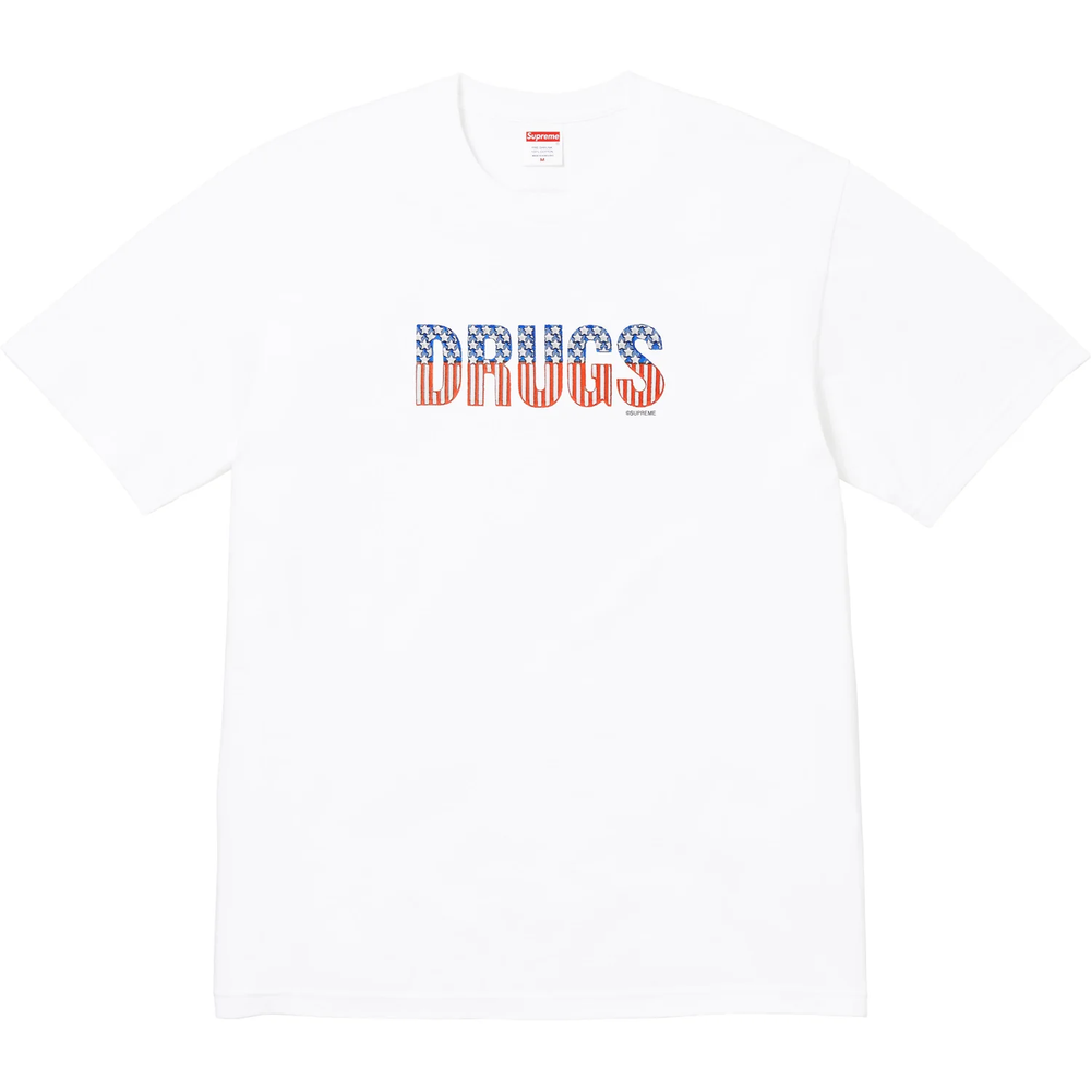 Supreme Drugs White Tee